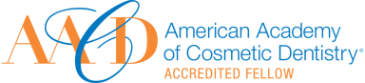 AACD American Academy of Cosmetic Dentistry Accredited Fellow logo.